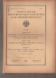 Biologische Reichsanstalt fr Land-und Forst  13.Band 1924,Heft 2 (1 Heft).Jubilumsband 