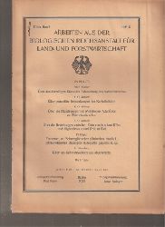 Biologische Reichsanstalt fr Land-und Forst  11.Band 1923,Heft 4 (1 Heft).Jubilumsband 