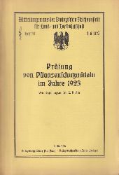 Riehm,E.  Prfung von Pflanzenschutzmitteln im Jahre 1923 