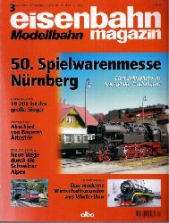 eisenbahn Modellbahn magazin  37.Jahrgang, Heft Nr.3. Mrz 1999 