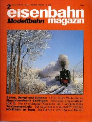 eisenbahn Modellbahn magazin  34.Jahrgang, Heft Nr.2. Februar 1996 