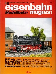 eisenbahn Modellbahn magazin  35.Jahrgang, Heft Nr.10. Oktober 1997 