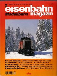 eisenbahn magazin Modellbahn  36.Jahrgang 1998, Heft 2 