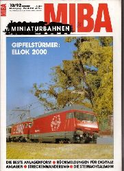 MIBA Miniaturbahnen  MIBA Miniaturbahnen 44.Jahrgang 1992, Heft 10 