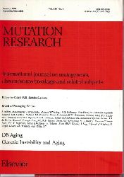 Mutation Research  Mutation Research, Jahr 1989.Volume 219 Heft 1 - 5/6 (5 Hefte) 