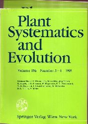 Plant Systematics and Evolution  Plant Systematics and Evolution Volume 196 1995, Number 1/2 und 3/4 