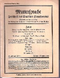 Muttersprache  Muttersprache 45.Jahrgang, Heft 12 Julmond / Dezember 1930 