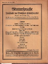 Muttersprache  Muttersprache 44.Jahrgang, Heft 4 Ostermond / April 1929 