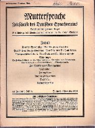 Muttersprache  Muttersprache 44.Jahrgang, Heft 12 Julmond / Dezember 1929 