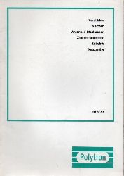 Polytron GmbH  Lieferprogramm 1976 / 77 