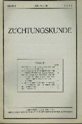 Deutsche Gesellschaft fr Zchtungskunde (Hsg.)  Zchtungskunde 5.Band 1930 Heft 1 bis 12 (12 Hefte) 