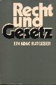 Recht und Gesetz  Ein ADAC-Ratgeber 