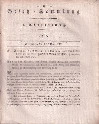 Knigreich Hannover  Verordnung, die Publication und Befolgung eines Staats-Vertrages mit 