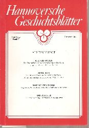Hannoversche Geschichtsbltter  Neue Folge Band 37.1983 