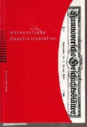Hannoversche Geschichtsbltter  Neue Folge Band 52.1998 
