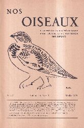 Nos Oiseaux  Nos Oiseaux Volume 35 Heft 1-8 No. 374 bis 381 Mars 1979 - Dec. 1980 