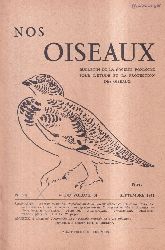 Nos Oiseaux  Nos Oiseaux Volume 31 Heft 1 et 4 No. 334 et 337 (3 Hefte) 
