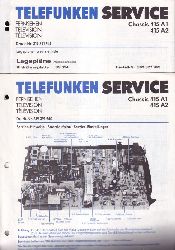 Telefunken  Fernseh Service Information 1982 fr Chassis 415A1 und 415A2 