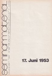 Gesamtdeutsches Institut  17.Juni 1953 