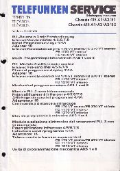 Telefunken  Fernseh Service Information PLL - Baustein 3 mit Fernbedienung 