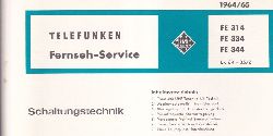 Telefunken  Fernseh Service Information 1964/65 fr FE 314, FE 334 und 