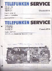 Telefunken  Fernseh Service Information 1982 fr Chassis 615A 