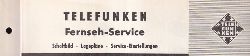 Telefunken  Fernseh Service Information 1960/61 fr FE 22T, FE 23T und FE 23St 