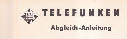 Telefunken  Fernseh Service Information 1960/61 fr FE 21, FE 22 und FE23 