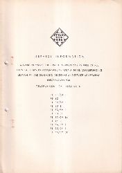 Telefunken  Fernseh Service Information fr FE 21/53T, FE 22, FE 22/59T, FE 23T 