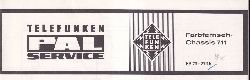 Telefunken  Service Information zum Farbfernseh - TV Chassis 711 