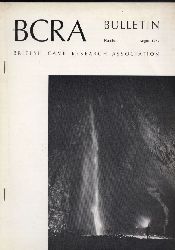 British Cave Research Association BCRA  Bulletin Number 1 and 2,August and November 1973 (2 Hefte) 