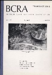 British Cave Research Association BCRA  Transactions Volume 5, Number 2. 1978 (1 Heft) 