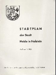 Stadt Heide in Holstein  Stadtplan der Stadt Heide in Holstein 