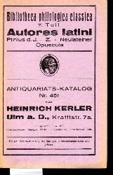 Kerler,Heinrich  Antiquariats-Katalog Nr. 451 