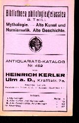 Kerler,Heinrich  Antiquariats-Katalog Nr. 452 