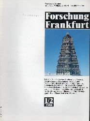 Johann Wolfgang Goethe-Universitt Frankfurt  Forschung Frankfurt 6. Jahrgang 1988, Heft 1/2 (1 Heft) 