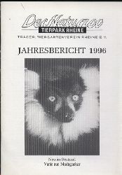 Rheine-Zoo  Der Naturzoo Tierpark Rheine Jahresbericht 1996 