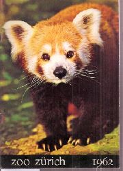 Zrich-Zoo  Zoo Zrich Berichte 1962 (roter Panda auf dem Einband) 