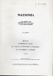 Watsonia  Watsonia Index of Volume 14 (1982-83) to Volume 25 (2004-2005) 
