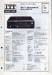 ITT Schaub-Lorenz  SRX 75 hifi professional stereo 3400 hifi 