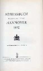 Hannover  Einfhrung zum Adressbuch der Landeshauptstadt Hannover 1970 