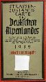 Der Deutsche Automobilclub e.V. (Hsg.)  Strassenzustandskarte des Deutschen Alpenlandes 1939 