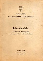 Staatsinstitut fr angewandte Botanik  Jahresbericht 57. bis 68. Jahrgang fr die Jahre 1939 bis 1950 
