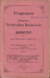 Technische Hochschule Hannover  Programm der Kniglichen Technischen Hochschule zu Hannover 