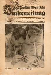 Nordwestdeutsche Imkerzeitung  Nordwestdeutsche Imkerzeitung 2.Jahrgang 1950 Heft Nr. 1 