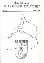 Allensteiner Heimatbrief  ber 40 Jahre Allensteiner Heimatbrief Nr. 210 Dezember 1990 