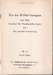 Bckmann,Adolf (Hsg.)  Kurze Mitteilungen aus dem Institut fr Fischereibiologie der 