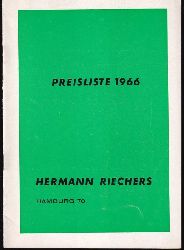 Riechers,Hermann  Preisliste 1966 