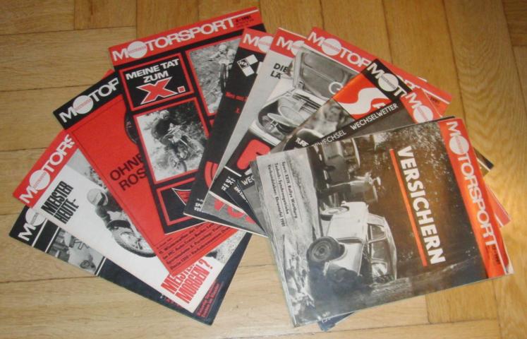 Hrsg. Deutscher Motorsport - Verband der DDR     Illustrierter Motorsport  1981 = vollständiger Jahrgang !   