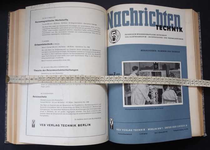 Hrsg. Autorenkollektiv     Nachrichten - Technik   vollständiger Jahrgang 1953! 